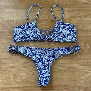 Acacia Swimwear Blue Batik Set (M)